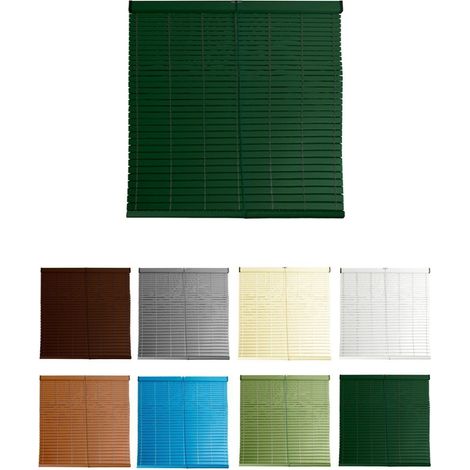 Persiana de PVC Alicantina con Polea Metálica Persiana Enrollable Estor Enrollable para Ventanas, Puertas, Salón y Cocina (1/5)