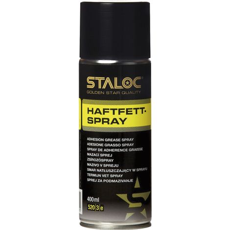 STALOC Haft-Fett-Spray transparentes Sprüh-Fett rostlösendes Schmierfett 400 ml (1/5)