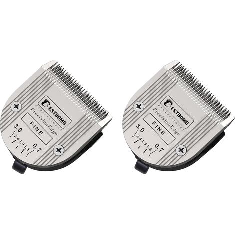 Lot de 2 lames de chien professionnelles 5 en 1 avec longueur de coupe réglable de 0,7 à 3 mm, compatible avec Wahl Arco, Bravura et Moser Arco 1870/1871/1872/1873/1854 (1/5)