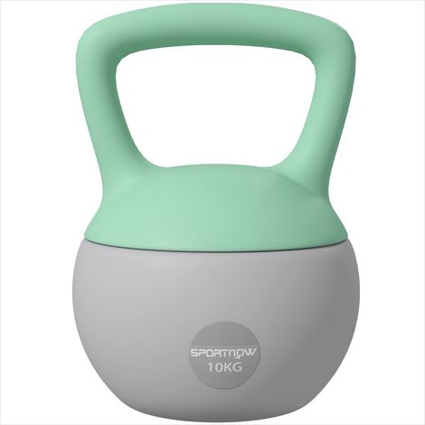 Haltères Haltère Kettlebell 10 kg Plastique Poignée Antidérapante (1/5)