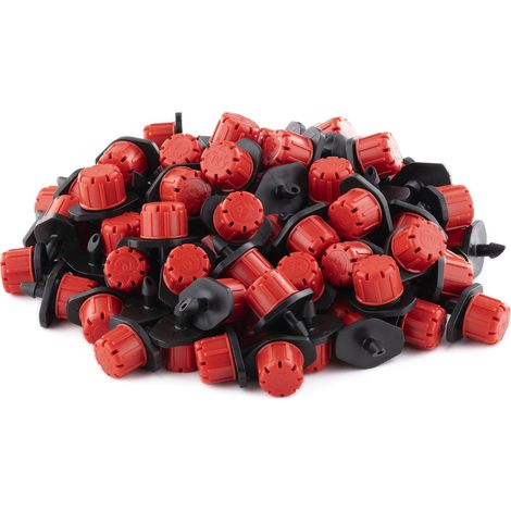100 goutteurs réglables 0-70 litres/heure pour arrosage goutte à goutte AROZ (1/5)