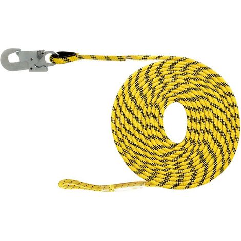 Línea de vida horizontal con cuerda de 10,5 mm SAFETOP 5m