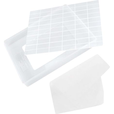 Lot de 3 moules rectangulaires antiadhésifs pour nougat (1/5)