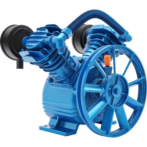 Tête de pompe de compresseur d'air bicylindre 3HP – Pression 115PSI – Volume d'échappement 250L/Min (1/5)