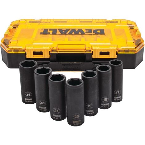 DeWalt DWMT74737-0 Kit 7 Einsätze Schlag Schwarz Gelb
