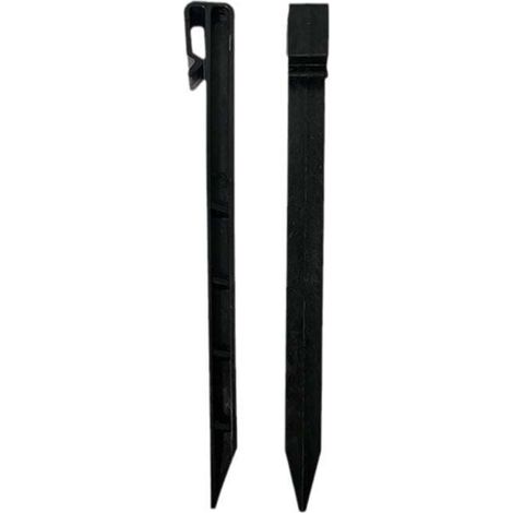 20 plastic landscape stakes (approx. 24.5cm) for plants and landscaping. (1/5)