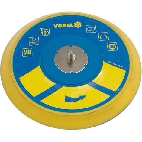 VOREL DYSK 150mm DO SZLIFIERKI PNEUMATYCZNEJ M8
