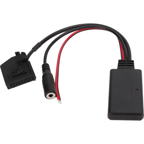 Adaptateur Bluetooth Voiture sans Fil, Kit Mains Libres Radio Aux avec Microphone, Compatible Siège Altea Leon Toledo, Câble Audio 3,5mm (1/5)