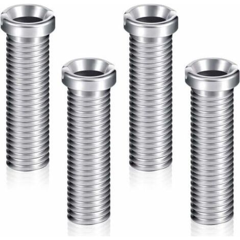 4 Vis de Panier d'Évier 45 mm Vis de Bonde en Acier Inoxydable Accessoires de Fixation Vis de Boulon d'Évier Vis de Bouchon de Crépine de Panier d'Évier pour Cuisine Lavabo (1/4)