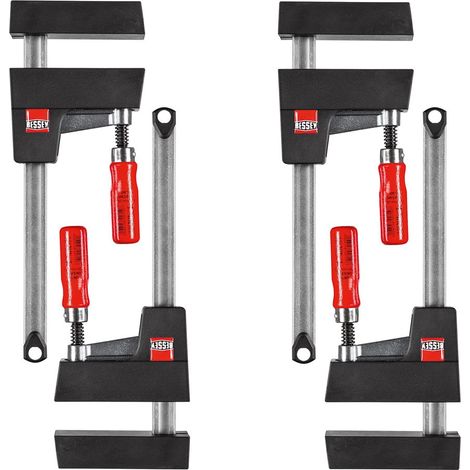 Bessey Uni Clamp UniKlamp UK60 Large Contact Area Parallel Jaws 600/80 X4 (1/3)