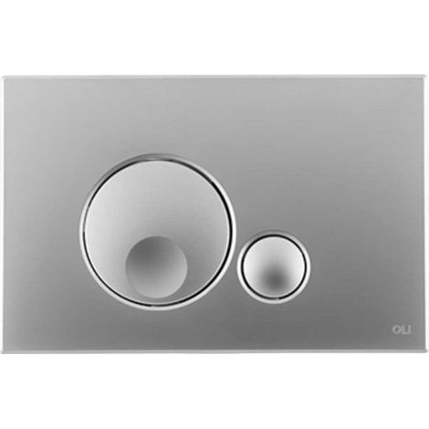 Placca di comando compatibile casse OLI 74 Expert Quadra Plus 23x15x0.65 cm - Cromo lucido (1/5)