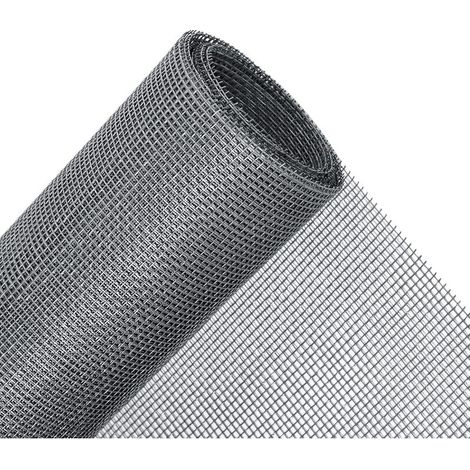 Rouleau moustiquaire 120 x 250 cm – Tissu en fibre de verre ignifuge et résistant à la déchirure – Réglable pour fenêtres (1/4)