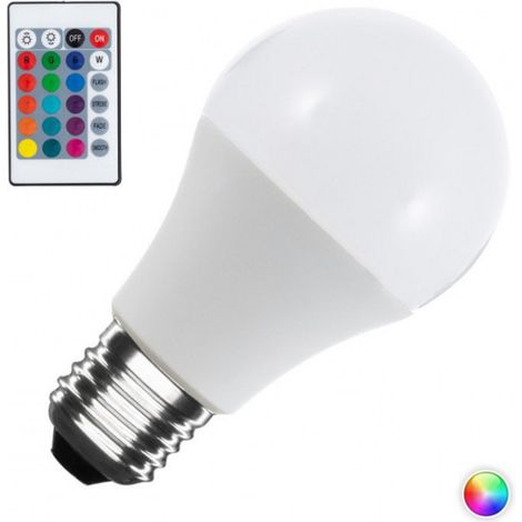 Ampoule LED RGB + W E27 10W Télécommande (CA-E27-10-RGB-W)
