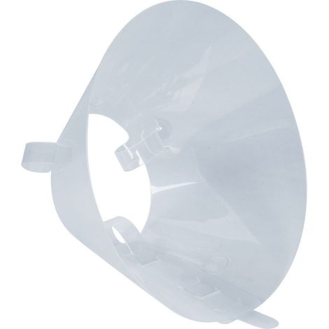 Trixie – Collier de protection pour chat XS 22-25 cm – Empêche de lécher les plaies – Plastique transparent – Avec fermeture