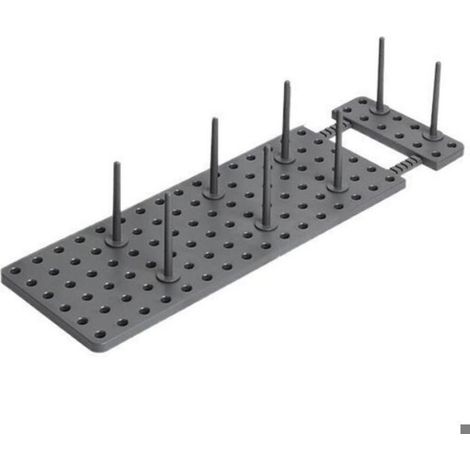 Organisateur de tiroir - Base modulaire 40 cm - Séparateurs amovibles - Antidérapant silicone - Pour vaisselle et couverts - 1 pièce (1/5)