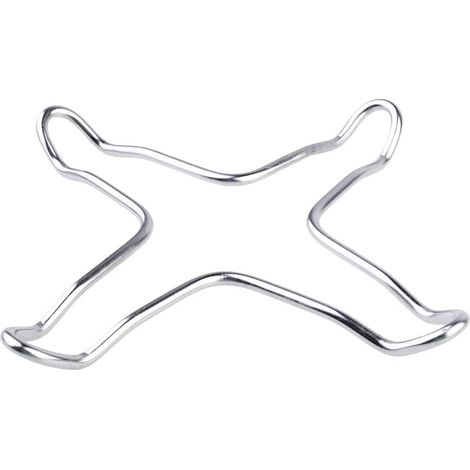 Soporte universal cocina gas acero inoxidable 130 mm Plateado (1/4)