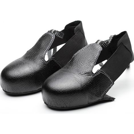Chaussures de sécurité pour lieu de travail - Couverture anti-écrasement portable - Légère - Embout en acier - Couvre-chaussures réutilisables - Résistantes - Réutilisables (1/5)