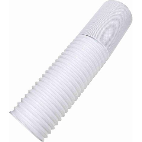 Manguera de aire acondicionado, repuesto de manguera de escape universal flexible para aire acondicionado, ventilación para cuarto de secado, conducto de entrada y salida de ventilador. (1/4)