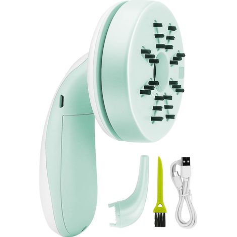 Aspirateur de bureau avec brosse de nettoyage, mini aspirateur rechargeable par USB, nettoyage sans recoins, idéal pour aspirer la poussière, les miettes, les résidus de clavier et de gomme. (1/4)