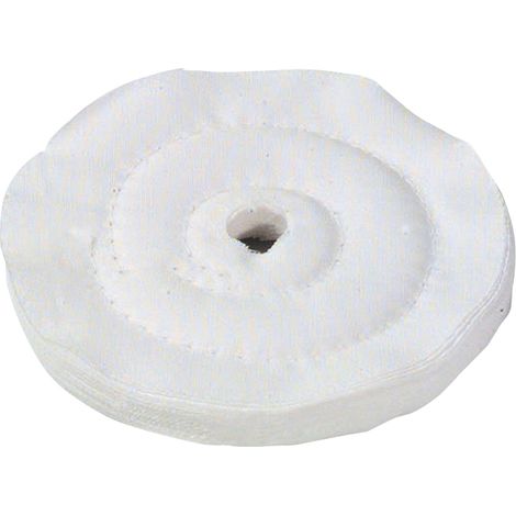 Tivoly • Disque Coton à Polir • Ø100mm • S'utilise avec un Porte-Outil • Pour fair Briller tous Supports