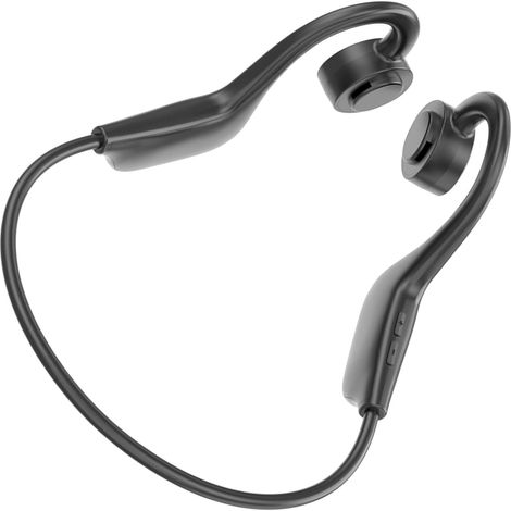 Casque à Conduction Osseuse Batterie Longue Durée sans Fil 5.1 et Haut-Parleur Φ16mm en Alliage de Titane pour Sport et Course à Pied (1/5)