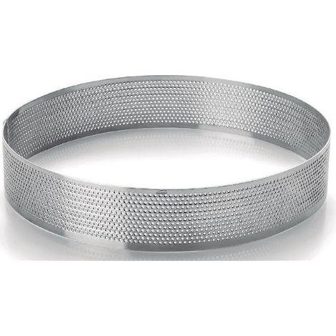 LACOR - CERCLE A TARTE ROND PERFORE 20CM INOX