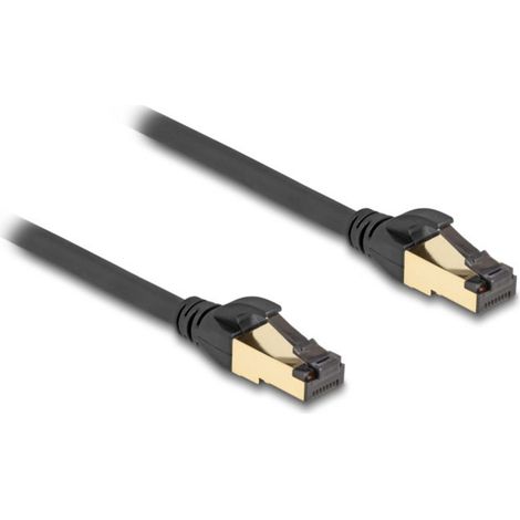 Delock 80251 RJ45 Patchkabel CAT 7 S/FTP 5.00 m Schwarz 1 St. (1/3)