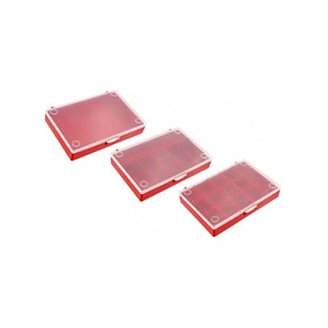 Facom – Caisse à outils en plastique 165 x 110 x 26mm – 3 compartiments pour petites pièces – Charge maximale 0.25kg – Non inclus : outils (1/6)