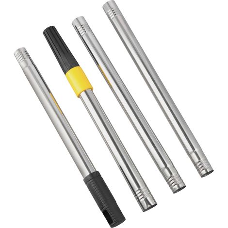 115cm Tige Télescopique Pour Rouleau Peinture, Tige Télescopique Divisible pour Peintre, Rallonge Pour Rouleau à Peinture, Poignée de Barre en Acier Inoxydable pour Peindre Murs et Plafonds (1/5)