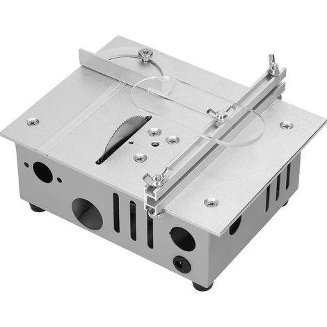 Scie à table électrique multifonctionnelle 96W, petit outil de coupe domestique, bricolage, lame de scie réglable en hauteur, Machine à travailler le bois (1/5)