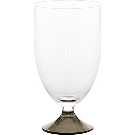 Zafferano Verre À Eau Maestro Série Collection Artisanale En Verre Soda Lime Soufflé À La Main Couleur Gris Lot De 4 Pièces Design Vénitien (1/2)