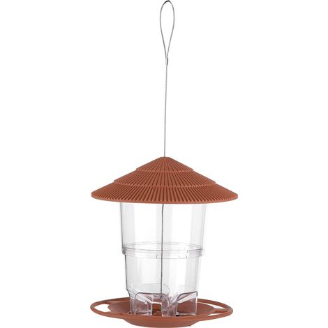 Zusammenklappbares Vogelfutterhaus – zum Aufhängen an einem Seil – für Garten/Terrasse