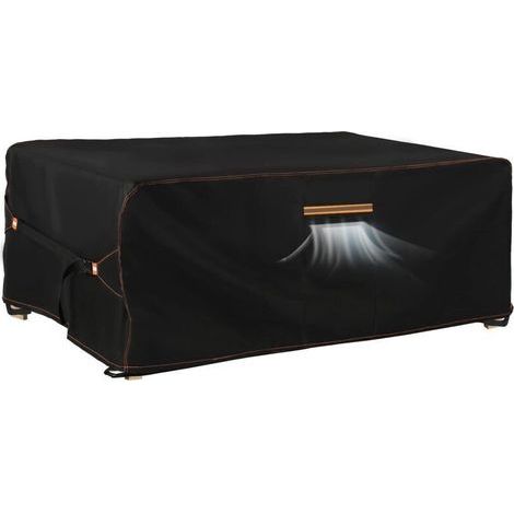 Housse salon jardin extérieur avec évent, 420D oxford, imperméable anti-UV 180x120x74cm