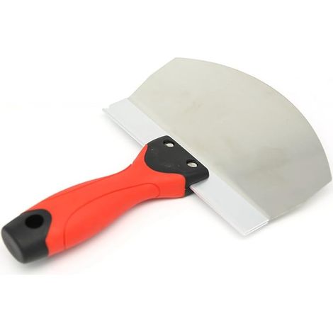 Spatule à godet pour lisser les mortiers adhésifs à bord incurvé (1/5)