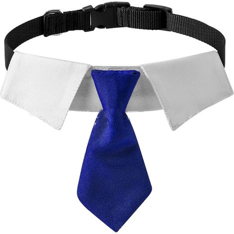 Collier smoking pour chien ou chat, nœud papillon de mariage pour chat, collier smoking pour chiot (anniversaire, Pâques, Saint-Valentin) (1/5)