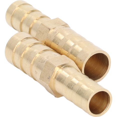 Stück Schlauchverbinder mit Widerhaken, Messing-Schlauchverbinder, Sechskant-Reduzierstück, Widerhakenverbinder 10 mm (3/8 Zoll) auf 8 mm (5/16 Zoll) (1/5)