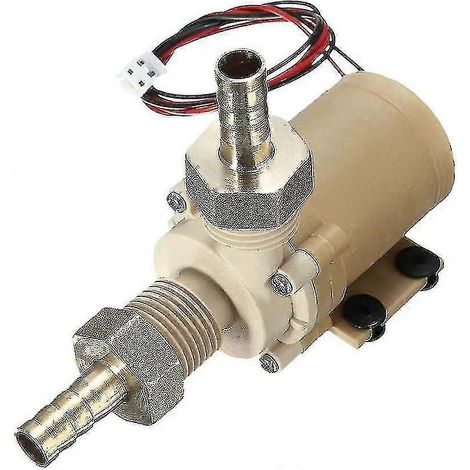 Pompe à eau sans balais CC 12 V 6 W, pompe de circulation d'eau chaude solaire haute température en céramique résistante à la chaleur (1/5)