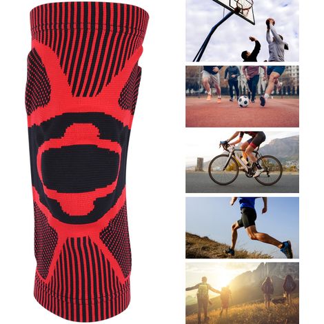 Genouillère de sport XL, soutien rotulien et compression articulaire pour protection