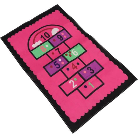 Tapis de Sol Motif Créatif et Chic Rose en Polyester Décoratif et Pratique Tapis Kawaii pour Chambre D'garçon et Filles pour Chambre de Fille (1/5)