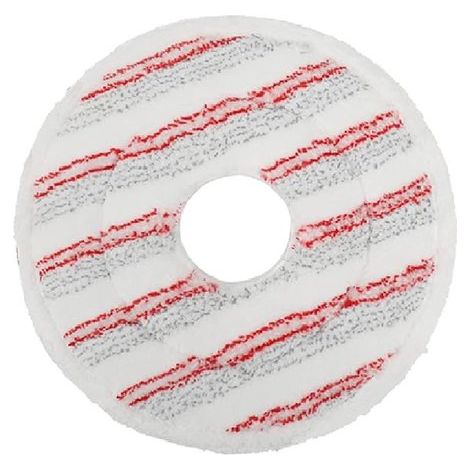 Compatible avec le balai essoreur Vileda (lot de 2 têtes de rechange en microfibre, lavables et réutilisables, pour le nettoyage des sols, rayures rouges) (1/5)