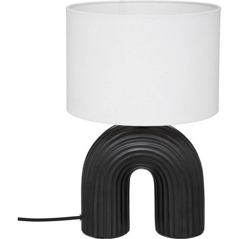 Lampada eidel in ceramica nera 40,5 cm - Atmosphera créateur d'intérieur (1/4)