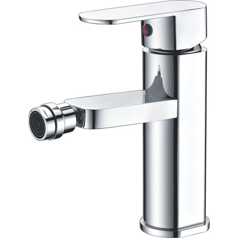 Mice - Grifo monomando de bidé, grifería de baño cromo de laton - Grifo higienico WC - color Cromo BDL007-2 (1/2)