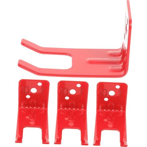 Lot de 4 crochets muraux pour extincteur support résistant (1/5)