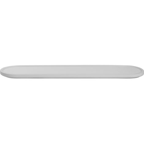Lámpara de techo empotrada LED plafón ovalado con mando a distancia blanco Clarella (1/5)