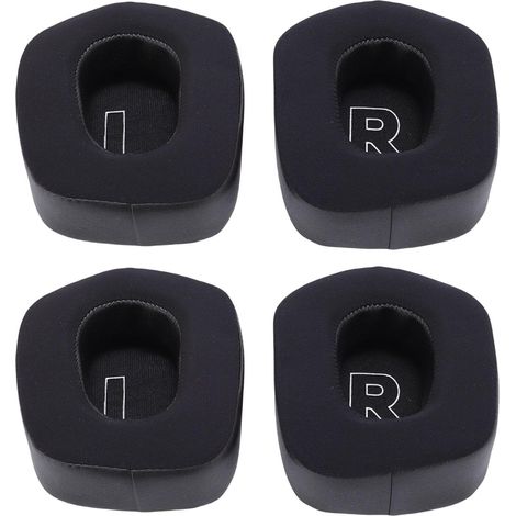2 Paires Piège-Oreilles de Gel de Refroidissement, Coussins d'oreille en Mousse à Mémoire de Cuir Protéique, Sensation de Refroidissement, Essentiels d'été, pour Le Casque de (1/5)