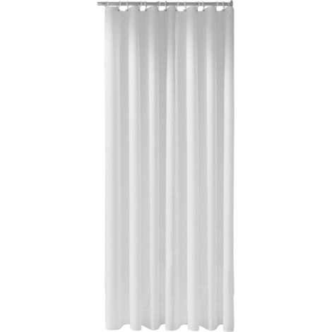 Keuco Plan uni rideau de douche 14944000110 140 x 200 cm, 8 oeillets, blanc