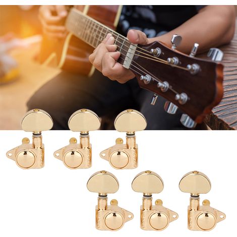 6 Accessoires Dorés pour Guitare 3R3L, Pièces de Réglage, Matériel de Luthier (1/2)