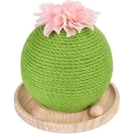 Linen cat tree, cat toys and accessories, grooming mat for kittens and adult cats (1/4)