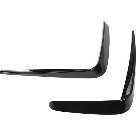 2x Frontstoßstangen-Entenbürzel links rechts glänzend schwarz für BMW 3er G20 G21 M Sport 2019-2022 (1/5)