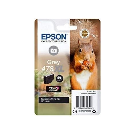 EPSON Singlepack GRIS 478XL Claria Photo HD Ink ardilla